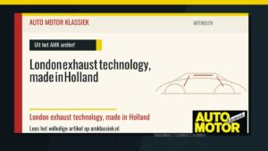 London exhaust technology, made in Holland - Auto Motor Klassiek