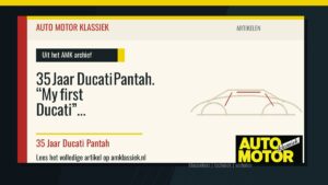 35 Jaar Ducati Pantah. “My first Ducati” - Auto Motor Klassiek