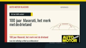 100 jaar Maserati, het merk met de drietand - Auto Motor Klassiek