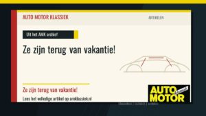 Ze zijn terug van vakantie! - Auto Motor Klassiek