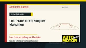 Leer Frans en verkoop uw klassieker - Auto Motor Klassiek