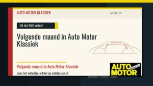 Volgende maand in Auto Motor Klassiek - Auto Motor Klassiek