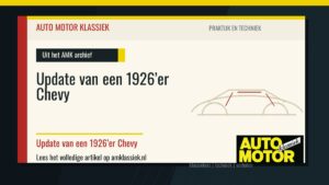 Update van een 1926’er Chevy - Auto Motor Klassiek