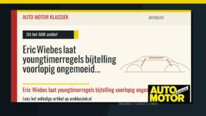 Eric Wiebes laat youngtimerregels bijtelling voorlopig ongemoeid - Auto Motor Klassiek