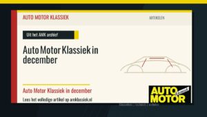 Auto Motor Klassiek in december - Auto Motor Klassiek