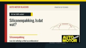 Siliconenpakking. Is dat wat? - Auto Motor Klassiek