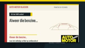Alweer die benzine… - Auto Motor Klassiek