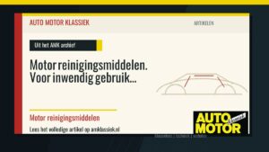 Motor reinigingsmiddelen. Voor inwendig gebruik… - Auto Motor Klassiek