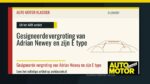 Gesigneerde vergroting van Adrian Newey en zijn E type - Auto Motor Klassiek