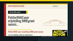 Petitie KNAC voor vrijstelling MRB groot succes - Auto Motor Klassiek