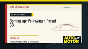 Coming up: Volkswagen Passat 3B - Auto Motor Klassiek