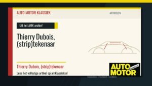 Thierry Dubois, (strip)tekenaar - Auto Motor Klassiek