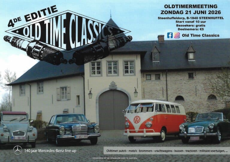 Old Time Classics 4de editie & 140 jaar Mercedes-Benz